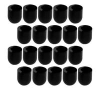 OKUMEYR 200pcs Silicone Tips for Stylus Touch Stylus Pen Nibs Replacement Nibs Pen Tips Silicone Pencil Replacement for Capacitive Writing Black