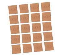 OKUMEYR 20PCS Kraft Paper CD Envelope Pouch Multi-disc Storage Bags Kraft Paper Large Quantity for Home Store Bar Ktv Music Use