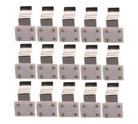 OKUMEYR 20pcs Metal Tablecloth Clips Clamp for Table Skirts Silver Iron Sturdy User-friendly Design Versatile Fixing Clamps for Conference and Dining Tables