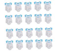 OKUMEYR 20pcs New Daddy Cards Baby Predictions Advice to Parents Cards for Boy Baby Prediction Cards Sturdy Printing