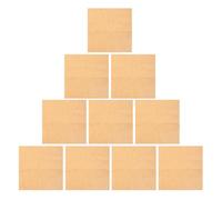 OKUMEYR 20pcs Precut Wax Paper Sheets for Pottery and Handicrafts, Greaseproof Oil-Absorbent Parchment Paper for Art Projects and Baking, Brown Thick Craft Liner Sheets for Creative Use