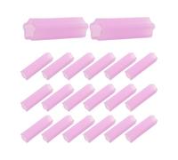 OKUMEYR 20pcs Silicone Nail Tool Protective Covers Star-shaped Cuticle Nipper Sleeves for Dead Skin Scissors Ergonomic Grip Easy-clean Protection for Manicure and Pedicure Tools Purple