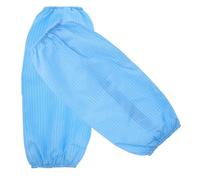 OKUMEYR 2pcs Anti-static Arm Sleeves for Cleanroom Washable Waterproof Oversleeves in Blue for Industrial and Medical Use Protective Arm Covers for Men and Women