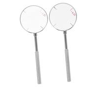 OKUMEYR 2pcs Cylinder Lens Tool Set for Optometry Optical Instruments Diopters Kit Copper Glass Material 45 Degree Axial Correction (0.25/0.5)
