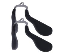 OKUMEYR 2pcs Eyeglass Nose Pad Replacement Silicone Bridge Support, Black, Prevent Slipping, for Sunglasses and Flat Optical Frames