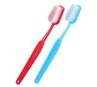OKUMEYR 2pcs Giant Toothbrush Prop Large Funny Photo Booth Props for Birthday Parties and Outdoor Events Lightweight Oversized Decor with Easy Clean Surface for Memorable Social Media