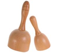 OKUMEYR 2pcs Handheld Wooden Massage Cups Roller - Small Size Body Muscle Cups for Back and Full Body Therapy, Self-Massage Tool for Muscle Relief and Meridian Stimulation