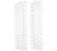 OKUMEYR 2pcs Nail Colour Display Boards for Beginners Abs Material with 60 Single-sided Colour Samples Nails