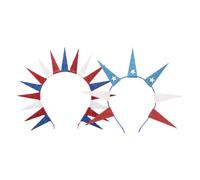 OKUMEYR 2pcs Patriotic American Headband Statue of Decor July Party Decoration Independence Day