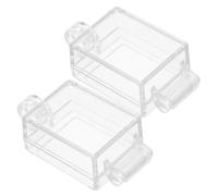 OKUMEYR 2pcs Push Button Toggle Switch Cover with Transparent Self Adhesive Backing Splash Protective Guard for Kitchen Bathroom Use Prevents Accidental Activation