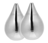 OKUMEYR 2pcs Stainless Steel Ice Cubes Food-grade Metal Whiskey Stones Chilling Ice Cube for Wine for Whiskey Lovers