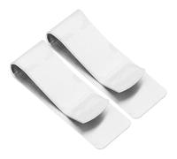 OKUMEYR 2pcs Stainless Steel Money Clips for Office Use, Metal Bill Holders with Strong Clamping Function to Prevent Items from Missing and Keep Cash Secure