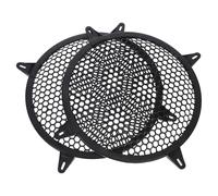 OKUMEYR 2pcs Vented Mesh Speaker Grill Cover for Cars Trucks Suvs Heavy Duty Speaker Protection Dust Guard Weather Resistant Subwoofer Horn Guard Audio Cabinet Loudspeaker Dust Protector