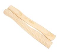 OKUMEYR 2pcs Wooden Handle Replacement Beige Replacement Handle and Hand Tools No Burrs