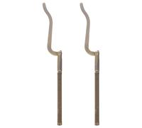 OKUMEYR 2pcs Zinc Alloy Spring Money Clips for Wallets, Sturdy and Light Weight, Practical Bill Fixing Clip, for Holding Checks and Preventing Items from Being Lost