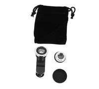 OKUMEYR 2sets Complete Phone Camera Lenses Fisheye Wide Angle Macro Lens Kit Clip Cleaning Bag