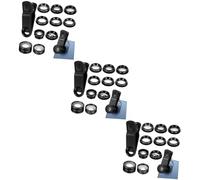 OKUMEYR 3 Sets Mobile Phone Lens Kit Wide Angle Lens for Phone Photography Compatible Smartphones