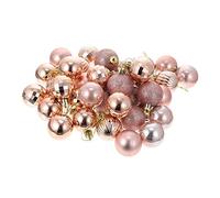OKUMEYR 36pcs Christmas Tree Hanging Balls White Decorative Baubles Baubles Christmas Decor Ornaments