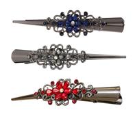 OKUMEYR 3pcs Alloy Duckbill Hair Clips for Women, Professional Salon and Home Use, Practical Styling Accessories that Do Not Hurt the Scalp, Classy and Simple Design
