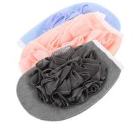 OKUMEYR 3pcs Exfoliating Gloves for Bath and Shower, Sturdy Cloth Body Scrubbers Multi-purpose Function for Wiping Excess Oil, Suitable for Men and Women Taking A Shower