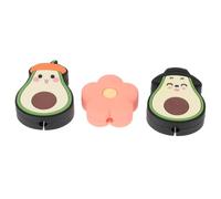 OKUMEYR 3pcs Silicone Cartoon Cable Protector Covers Anti-breaking Data Line Covers for Mobile Phone Charging Cable Management Wire Protectors for Adults