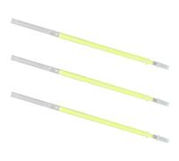 OKUMEYR 3pcs Tattooing Pen for Skin with 1mm Single Nib, Plastic Cosmetic Liner for Precise Shape Positioning, Easy to Replace, Yellow Colour, Suitable for Women and Beginners