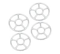 OKUMEYR 4 Pieces Gas Stove Pot Support Racks Milk Pot Holder Brackets 15.5cm Small Size Universal Gas Cooker Burner Rack Kitchen Appliance Accessories