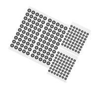 OKUMEYR 4 Sheets Scanning Stickers Reflective Tracking Points Diffuse Markers for Handheld Scanner Compatible with Shining Industrial Design Medical Research Animation