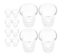 OKUMEYR 48pcs Glass Communion Cups 10ml Chalices for Worship