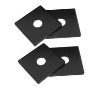 OKUMEYR 4pcs Adhesive Cable Pass Through Wall Plate Covers Detachable Electrical Outlet Protectors for Home Office Use