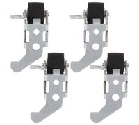 OKUMEYR 4Pcs Cassette Deck Pinch Roller with Frame Recorder Tape Roller Replacement for Tape Recorders Compact Design