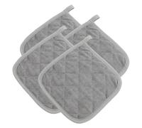 OKUMEYR 4pcs Cloth Potholders Square Potholder Mat Heatproof Mats Kitchen Worktop for Safe Cooking Baking Camping