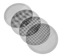 OKUMEYR 4Pcs Double-Sided Nylon Dust Cover Mesh for Digital Edition Game Console Fan Filter Screen - High Airflow Console Dust Protector Compatible with Gaming Systems