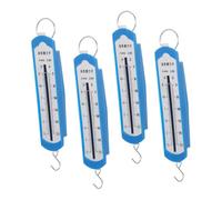 OKUMEYR 4pcs Handheld Spring Scales Portable Spring Dynamometer with High Precision Clear Markings for Physics Experiment Equipment Teaching Aid for Force Measurement Ranges