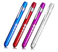 OKUMEYR 4pcs Nurse Pen Lights Lightweight Medical Diagnostic Flashlights for Doctors Nurses and Medical Assistants Durable Portable Design for Home Use and Clinical Settings