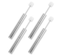 OKUMEYR 4pcs Soft-close Trash Can Dampers Hydraulic Noise-reduction Mechanism Stainless Steel Replacement for Kitchen Bathroom Wastebasket Lids