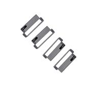 OKUMEYR 4pcs Stainless Steel Watch Connector Metal One-piece Smart Watch Adapter