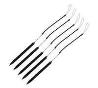 OKUMEYR 5 Sets Resistive Screen Drawing Pens with Spring Rope Portable Lightweight Touchscreen Stylus for Smartphones Tablets Writing Boards Smooth Multipurpose Digital Stylus for Painting