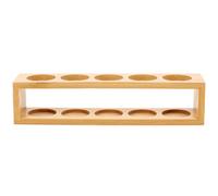 OKUMEYR 5-slot Essential Oil Display Rack Essential Oil Organizer Solid Wood Shelf Environmentally Friendly Anti-collision Refined Design Can Be Placed on A Bedside Table