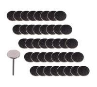 OKUMEYR 50pcs 20mm Foot Sanding Discs with Bearing for Dead Skin Removal, Pedicure Callus Remover Tool Compatible with Electric Foot Files, Manicure Sandpaper Accessories for Hard Skin