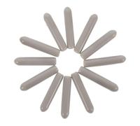 OKUMEYR 50pcs Dishwasher Rack Tip Protectors Dishwasher Rack End Caps Grey Pearl Finish Dustproof Covers for Repair Accessories