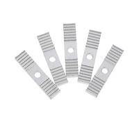 OKUMEYR 5pcs Aluminum Synchronous Belt Fixed Piece 3d Printer Accessories 9x40mm Oxidized Gear Clamp for Universal Use