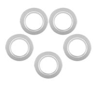 OKUMEYR 5pcs Birds Nest Anti-bite Ring Iron Silver for Breeding Boxes | Hole Edge Reinforcement, Smooth and Mellow Finish, Simple Compact Style, for Wooden Parrot Nest Boxes and PET Shops