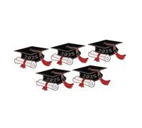 OKUMEYR 5pcs Graduation Cap Brooch Pins Minimalist Design Graduation Badge for High School College Teachers Elegant Souvenir Clothing Accessories Unique Keepsake to Celebrate Achievements