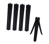 OKUMEYR 5pcs Mini Phone Tripod Lightweight Foldable Tripod for Smartphones Portable Tabletop Stand for Filming Live Streaming and Travel
