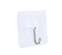 OKUMEYR 5pcs Pack Transparent PVC Strong Suction Cup Sucker Window Wall Hooks Hanger for Kitchen Bathroom - Plastic Suction Hooks for Windows and Walls, Window Hooks Suckers for Home Organisation