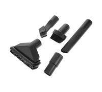 OKUMEYR 5pcs Vacuum Cleaner Attachments Set with Soft Natural Horsehair Brush Round Nozzle Head Adapter for Inner Multipurpose Car Vacuum Detailing Kit for Home Office and Vehicle Cleaning