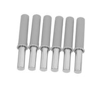 OKUMEYR 6 Pcs Stainless Steel Cabinet Soft Close Damper Hydraulic Silent Descender for Trash Can Door Drawer Slow Closing Buffer for Household Furniture
