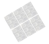 OKUMEYR 6 Sets Anti-Slip Heel Cushion Pads for Shoes, Comfortable Synthetic Material Shock Absorption, High Heel Stickers for Foot Care, Suitable for People, 36 Patches in Total
