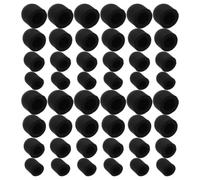 OKUMEYR 60pcs Tablet Stylus Replacement Tips Capacitive Pen Head Silicone 5/6/7/8mm Black for Tablets and Phones, Artists and Students